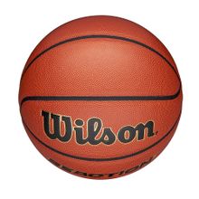 Мяч баск. WILSON Reaction PRO, WZ2026601XB07, р.7, композит, бутил. камера, темно-коричневый