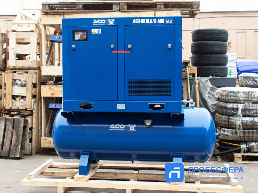 Винтовой компрессор АСО-ВК 18,5/8М2-500 BAOSI YNT70A