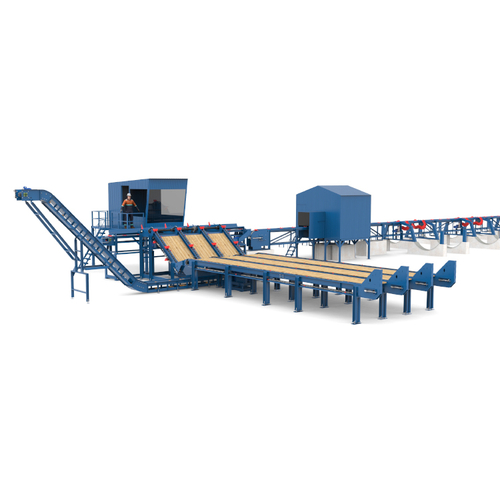 Линия сортировки бревен