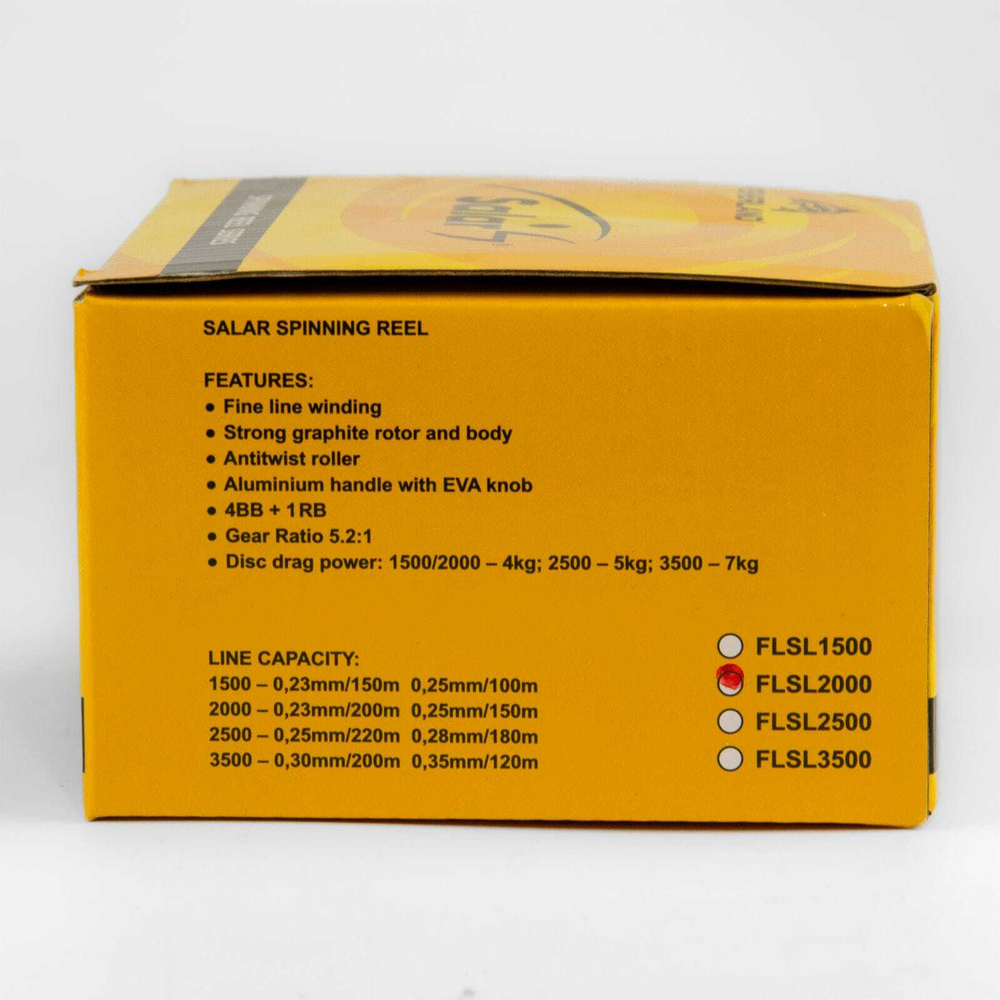 Катушка безынерционная FisherLand Salar 2000 (2000, 4+1BB, мет. шпуля)