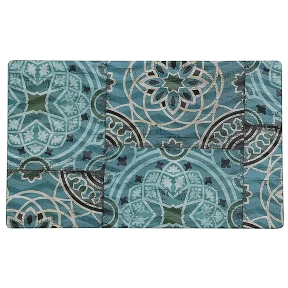 Блюдо 26,5*16,2*1,8 см прямоуг. Damask Blue пластик меламин P.L. Proff Cuisine