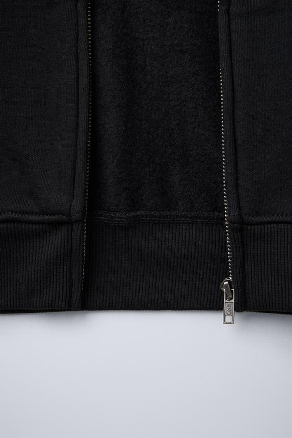 ZARA ХУДИ С МОЛНИЕЙ, ЧЕРНЫЙ