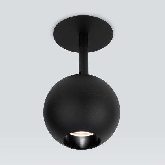 Встраиваемый светодиодный спот Elektrostandard Ball 9926 LED 12W 4200K черный a053738