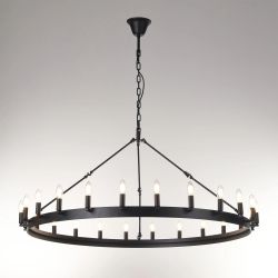 Citilux Смитсон CL470124 Люстра замковая подвесная Чёрная