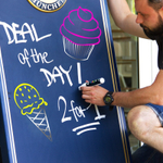 Набор маркеров Molotow CHALK - 6шт Neon-Set (4мм)