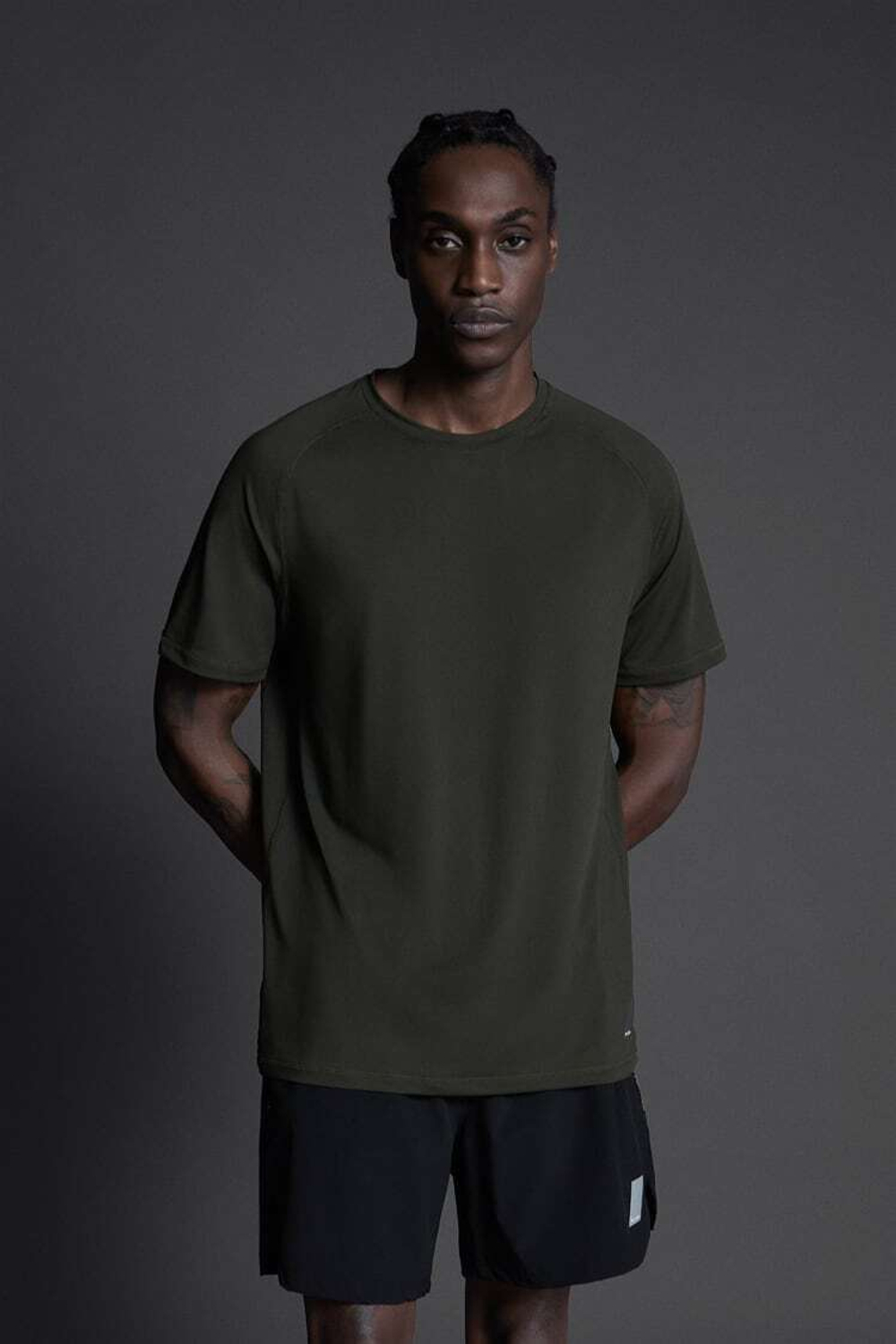 ZARA БАЗОВАЯ СПОРТИВНАЯ ФУТБОЛКА, ЗЕЛЕНЫЙ