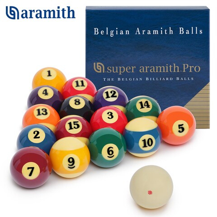 Шары для американского пула 57,2 мм "Super Aramith Pro Pool"