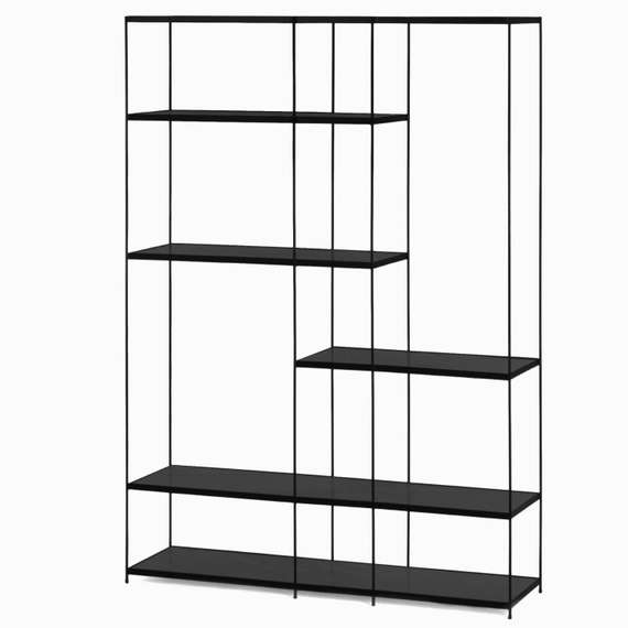 Стеллаж Copenhagen 215х150 см, черный