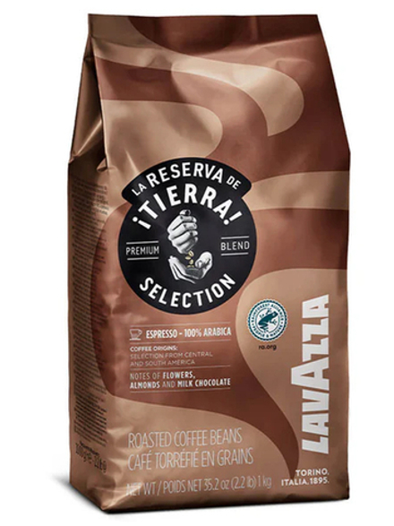 Кофе в зернах Lavazza La Reserva de ¡Tierra! Selection (Лавацца Ризерва де Тиерра Селекшн) 1000 г