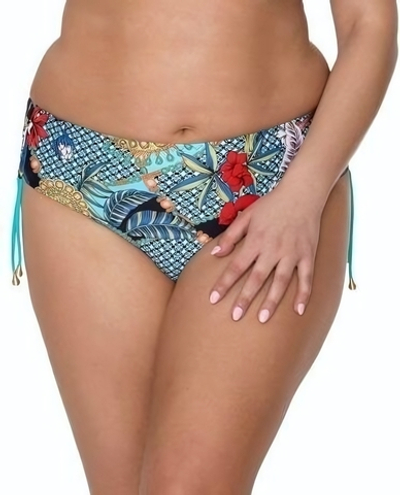 Плавки с регуляцией высоты и флористическим рисунком (Размер: 5X) (Цвет: разноцветный)