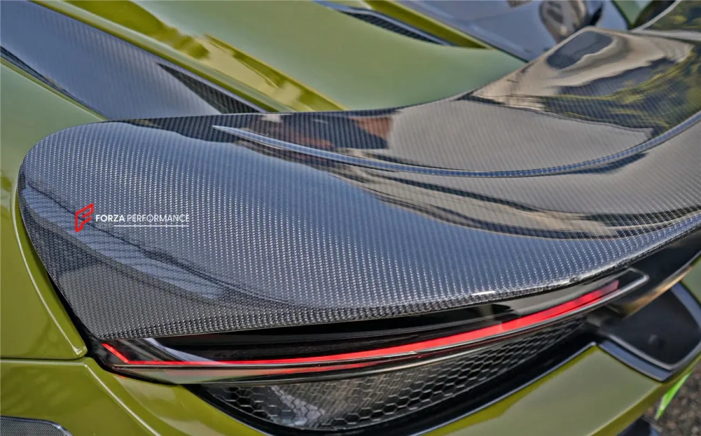 Карбоновый спойлер на крышку багажника для McLaren 720S 2017-2023 МакЛарен тюнинг