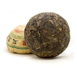 11193 Чай прессованный зеленый Пуэр Шэн "Красный Феникс", то ча 100гр