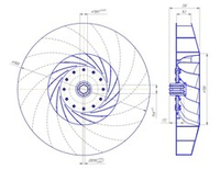 Рабочее колесо вентилятора дутьевого ВДН-13