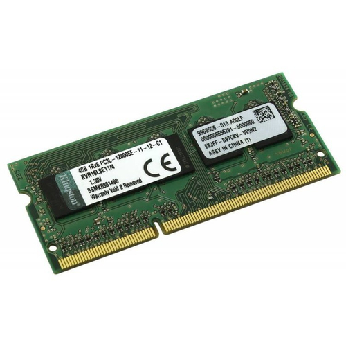 Модуль памяти NBook SO-DDR3L 4Gb, 1600Mhz, Kingston, ECC (KVR16LSE11/4)