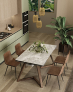 Стул TEXAS экокожа коричневый