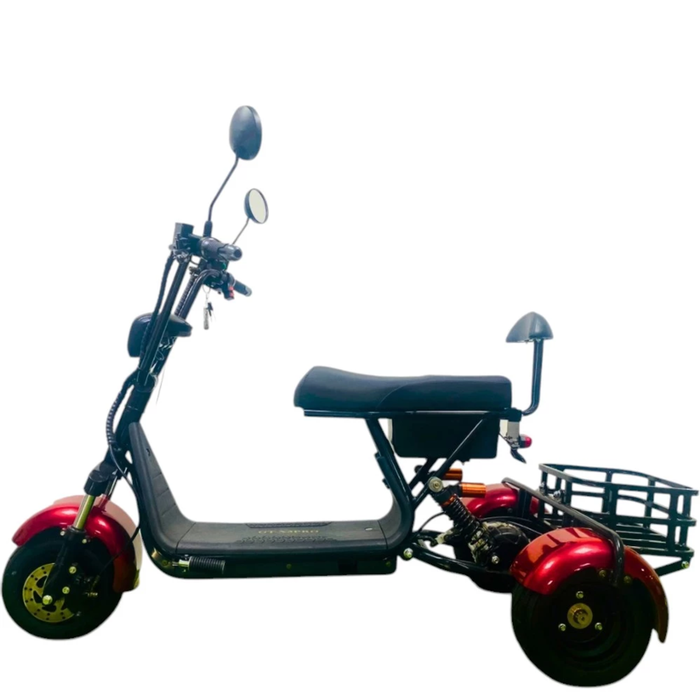 Электроскутер Citycoco GT X3 Pro Trike Mini Красный