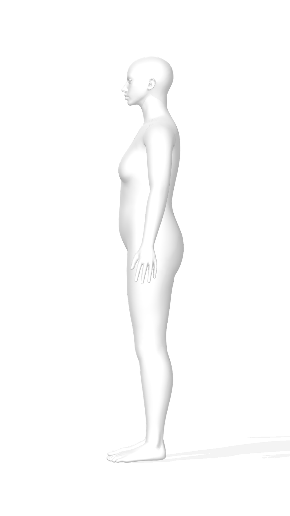 3D аватар манекена Моника