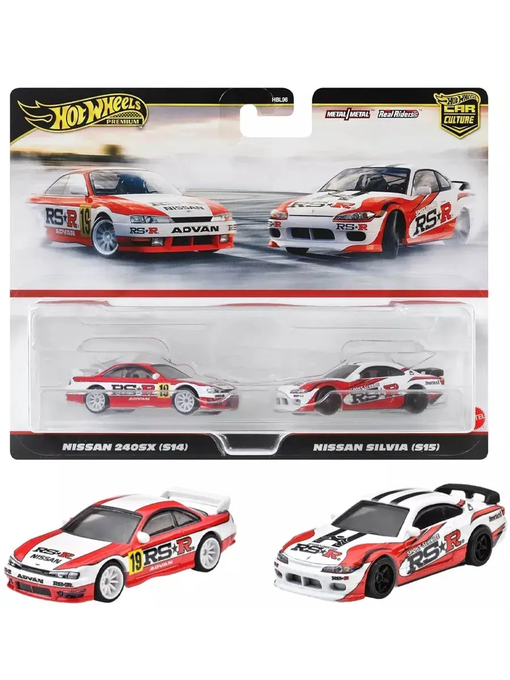 Набор Хот Вилс Премиум Car Culture Nissan HBL96 HRR84