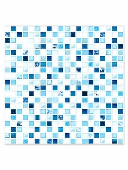 Декоративная стеновая панель ПВХ Мозайка Байкал 482х482 мм