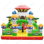 Коммерческий надувной батут "Грибная поляна" 10*7*5.5 м