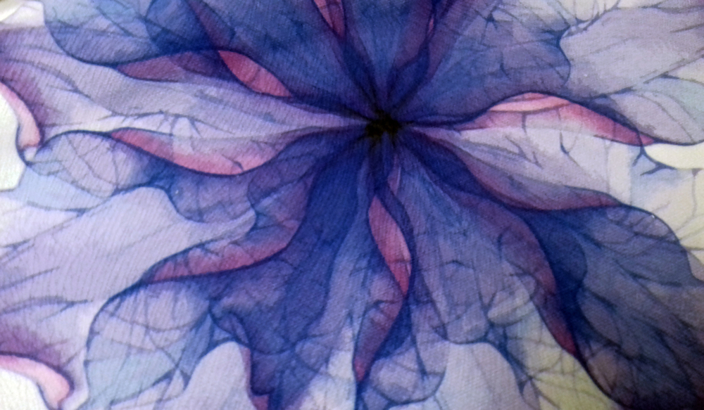 Микровелюр Xpoint (Икспоинт) 0009.01 Каледоскоп сиреневый