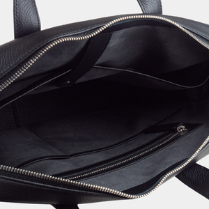 Сумка для ноутбука и документов Bocage Classic из кожи теленка, черного цвета