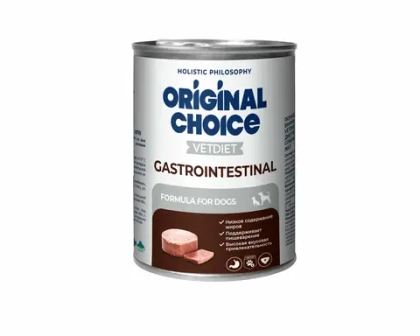 ORIGINAL CHOISE VET Gastrointestinal Консервы для собак и щенков при заболеваниях органов ЖКТ, 340 г