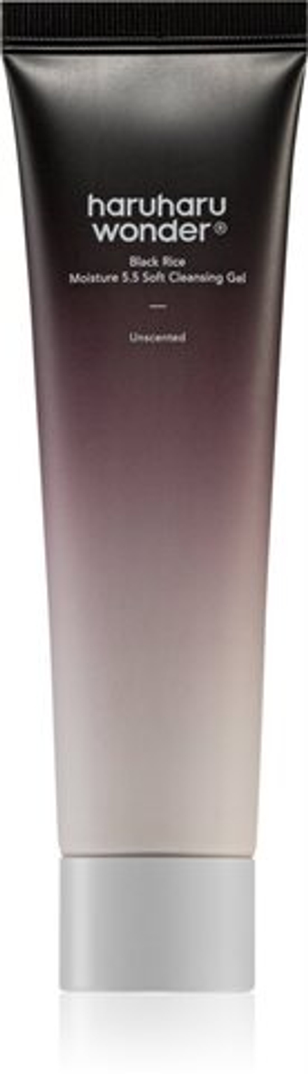 Haruharu Wonder Black Rice Moisture - нежный очищающий гель для чувствительной и склонной к аллергии кожи /   100  ml  / GTIN 8809532221356
