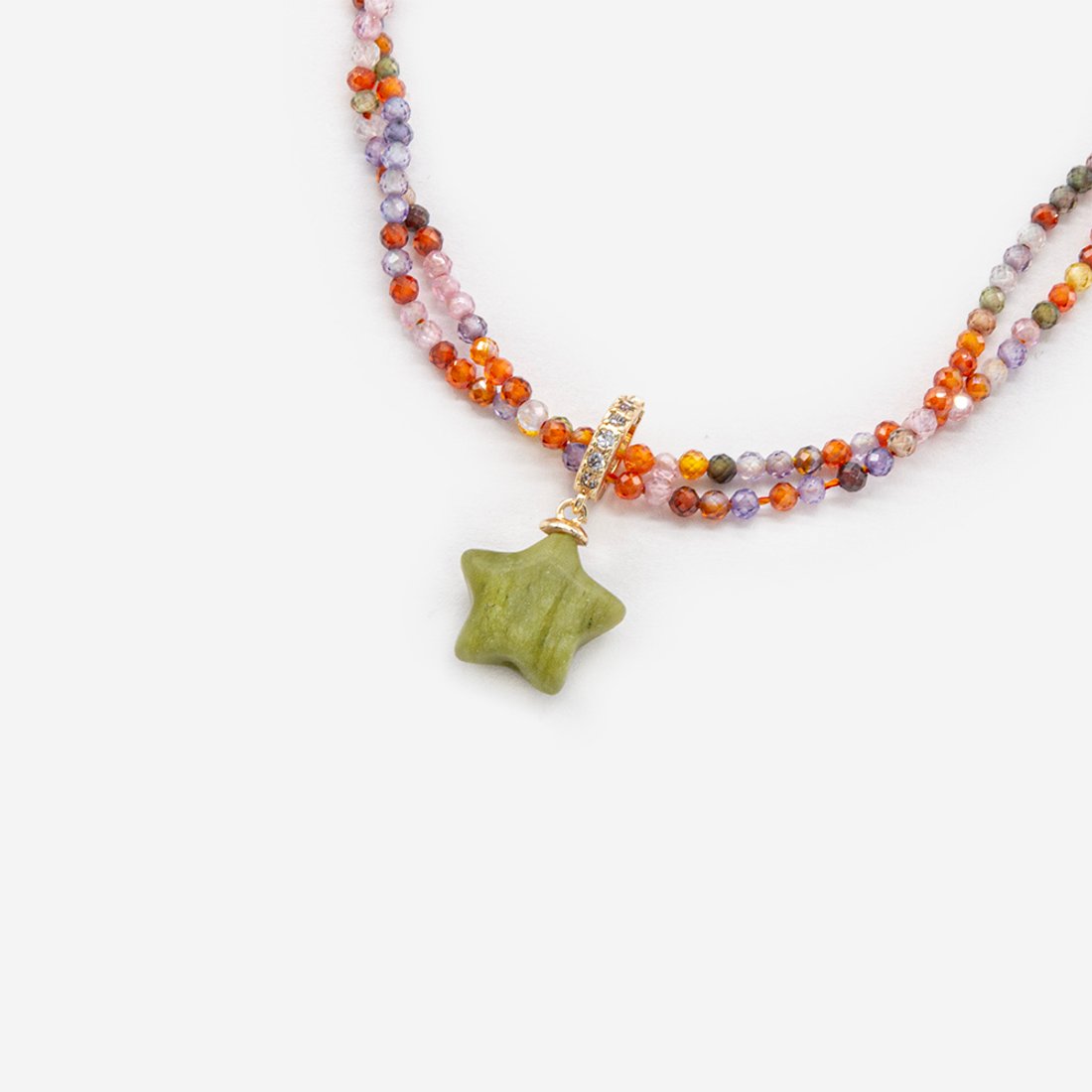 Бейл разъемный 10,5мм*7,5мм с бейлом под вклейку 7,5мм, фианиты, позолота