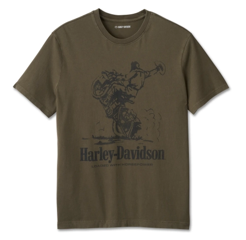 Футболка Men´s T-Shirt Cowboy Graphic green Harley-Davidson