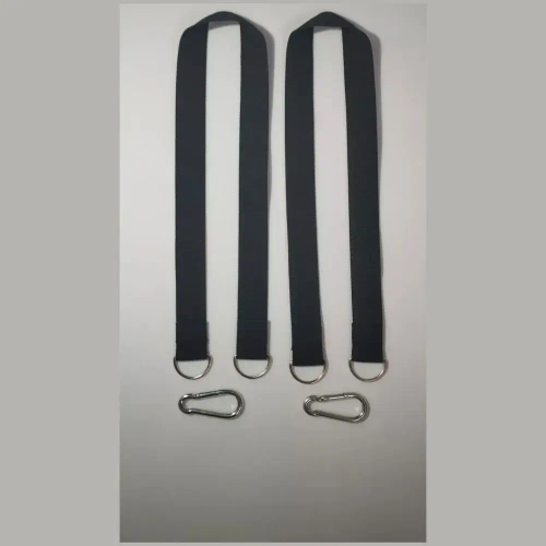 Комплект креплений для детских качелей, гнездо, гамаков, подвесного кресла, стропы с карабином, нагрузка до 150 кг, 2 штуки