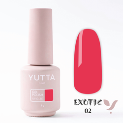 YUTTA, Гель-лак Exotic 02, 8g