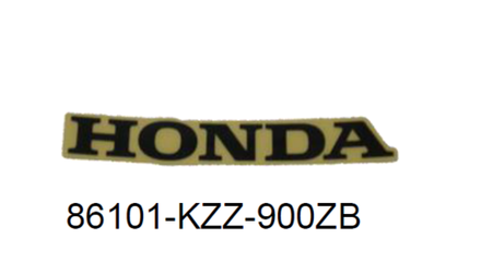 86101-KZZ-900ZB. MARK, HONDA (70MM) *TYPE2* (FR.) (TYPE2 )