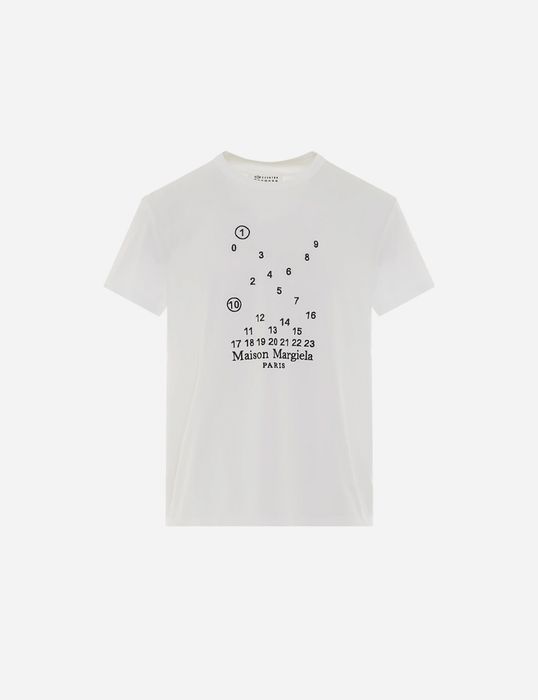 Maison Margiela Numeric logo White T-Shirt