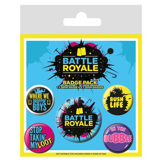 Набор значков Battle Royale (Infographic) 5 шт BP80674