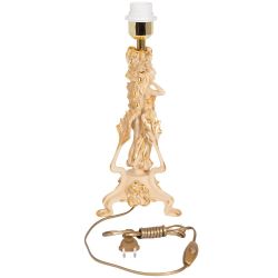 Настольная лампа Флора Айвори с абажуром Тюссо Vatican (Ватикан) Латте