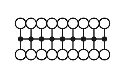 1019538 - PTVFIX 18X2,5-NS35A BU - Распределительный блок