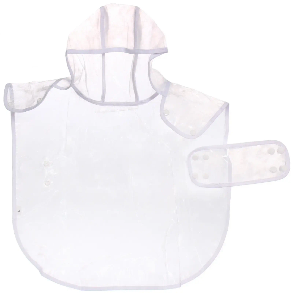 Дождевик для мелких пород собак «KOMFORT», прозрачный, р L