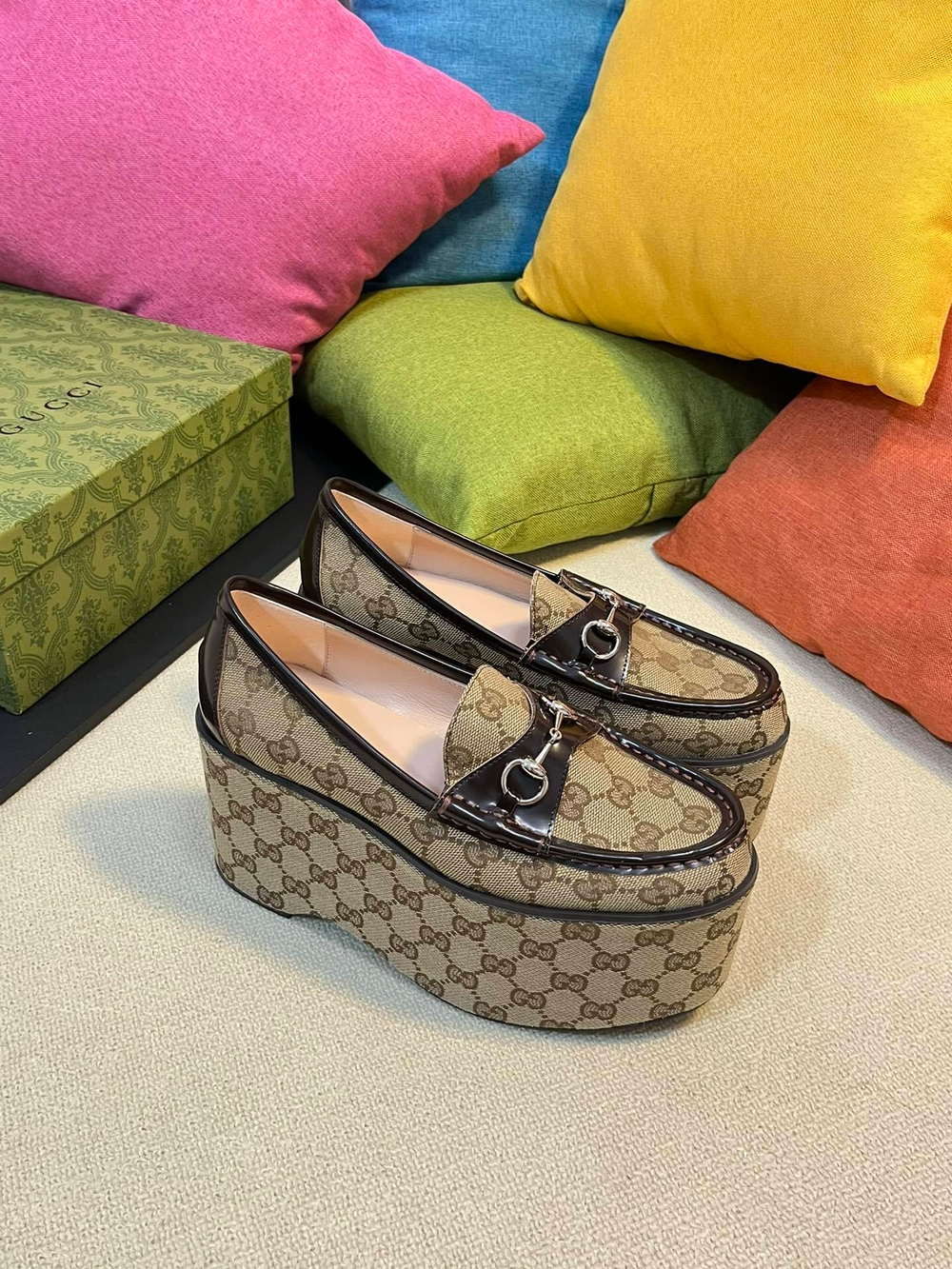 Gucci Horsebit Platform Loafer