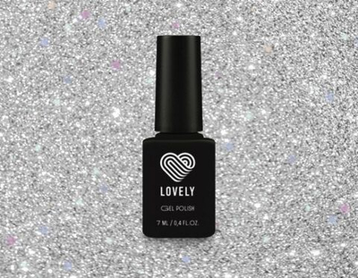 Гель-лак со светоотражающими частицами Lovely, коллекция "Jewel", оттенок лунного камня, 7 ml