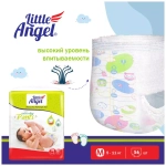Подгузники-трусики детские Little Angel Extra Dry, 3/M (5-11 кг), обьем талии 36-48 см