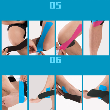 Кинезио тейп  5cм *5м  синий