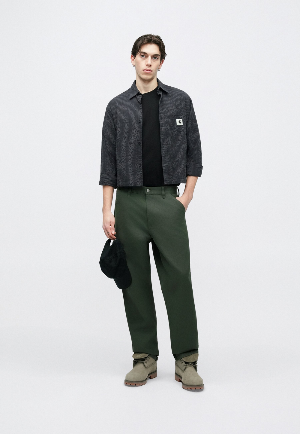 Carhartt WIP DENISON - Тканевые брюки - Хаки