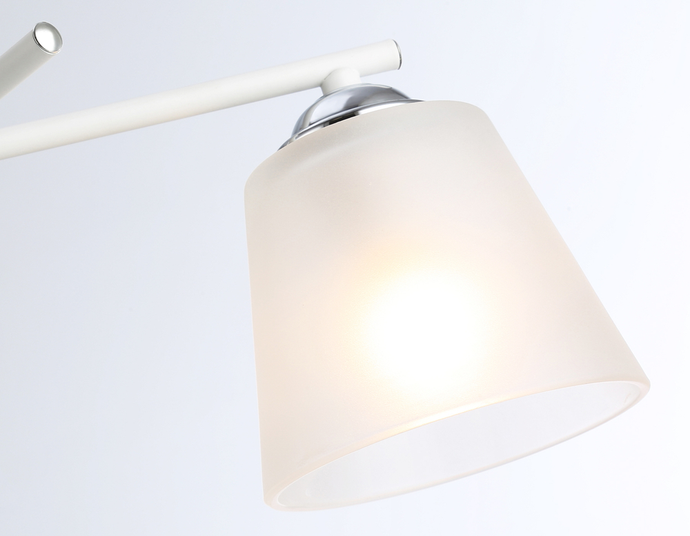 Светильник подвесной TR303202/3 WH/CH/FR белый/хром/белый матовый E27*3 max 60W D550*260