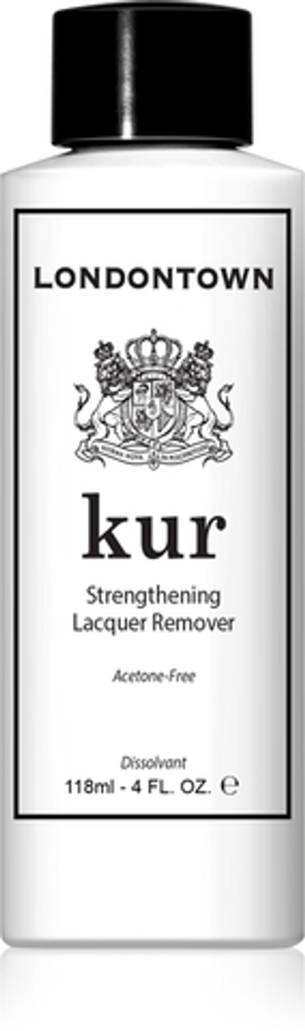 LONDONTOWN Kur Strengthening Lacquer Remover - Средство для снятия лака, 118 ml