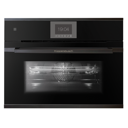 Компактный духовой шкаф с микроволнами Kuppersbusch CBM 6550.0 S2 Black Chrome
