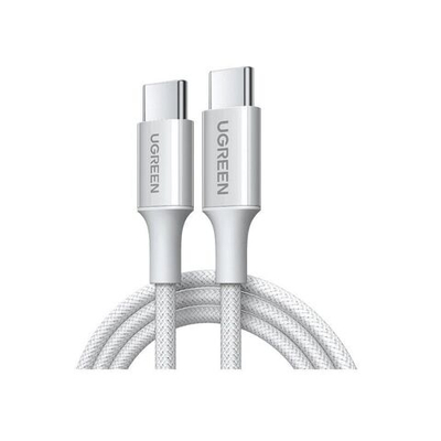 Кабель UGREEN L501 (35465) 60W USB-C to USB-C PD Fast Charging Braided Cable 3A Max 1m Titanium Color