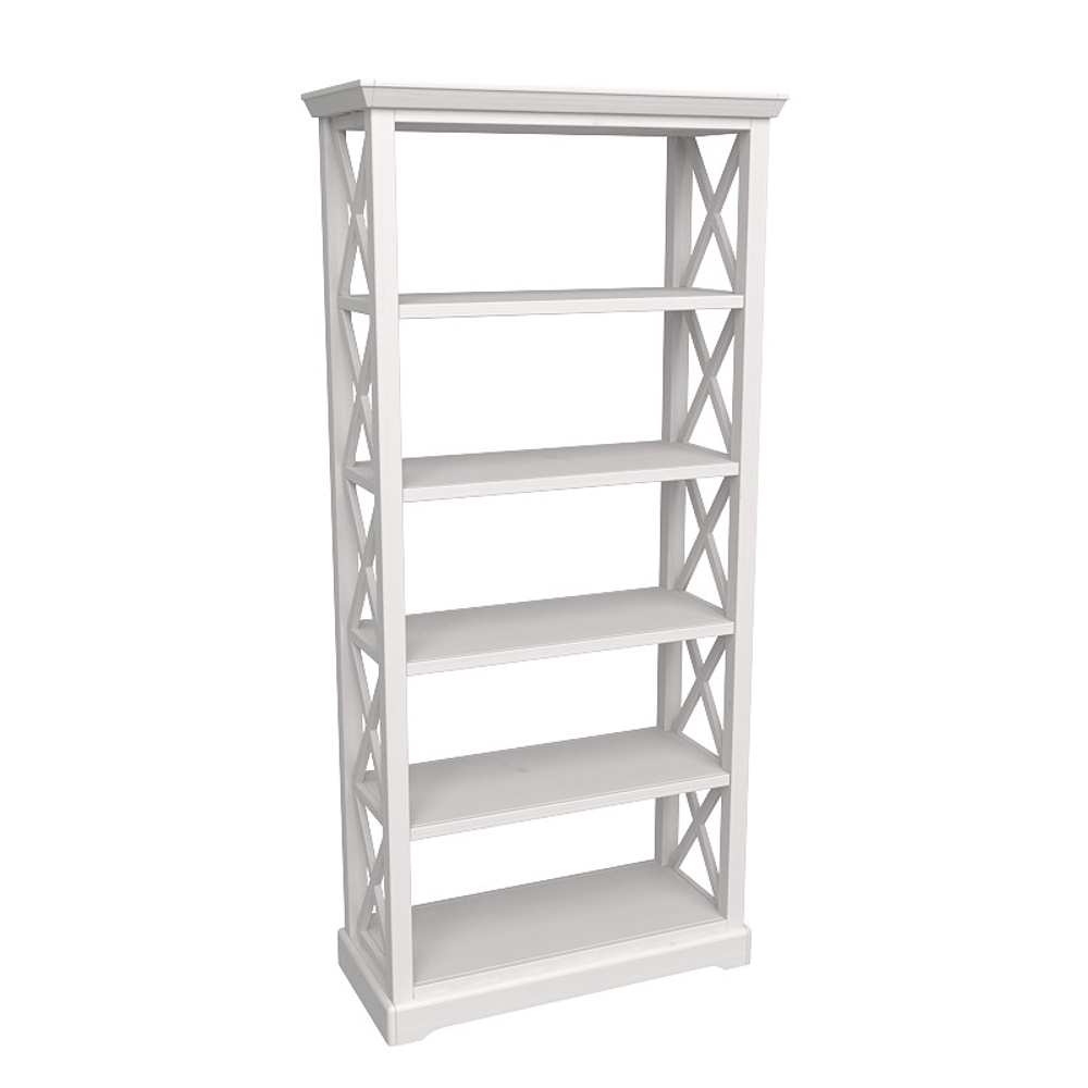 Стеллаж «Форест» сквозной белый воск