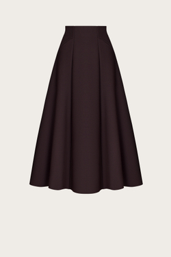 ЮБКА ИЗ БОРДОВОЙ ШЕРСТИ