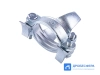 Хомут силовой двухболтовый сталь SK 76 с фиксаторами